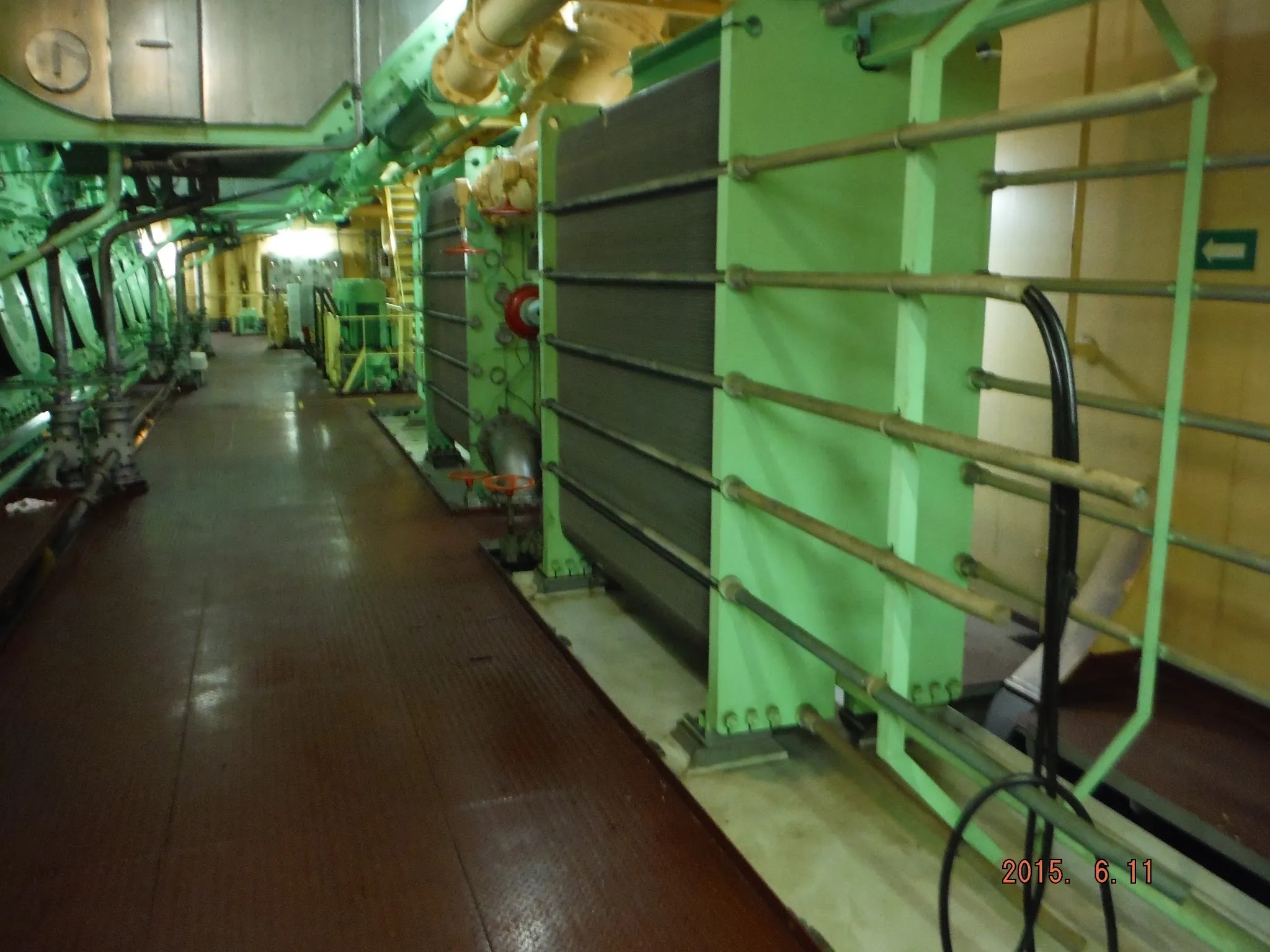Marine plate heat exchanger