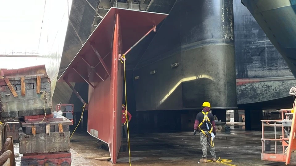 Shipyard structural work / Tersane yapısal çalışmaları